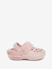 Pink Warm Lined Clog Slippers - Image 4 of 7