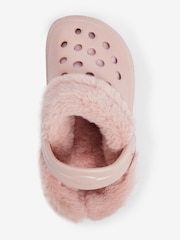 Pink Warm Lined Clog Slippers - Image 6 of 7