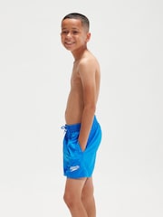 Speedo Blue Essential Swim Shorts - Image 1 of 9