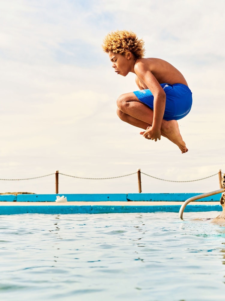 Speedo Blue Essential Swim Shorts - Image 6 of 9