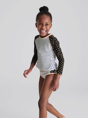 Reiss Blue Sophie Junior Long Sleeve Swim Top - Image 1 of 7