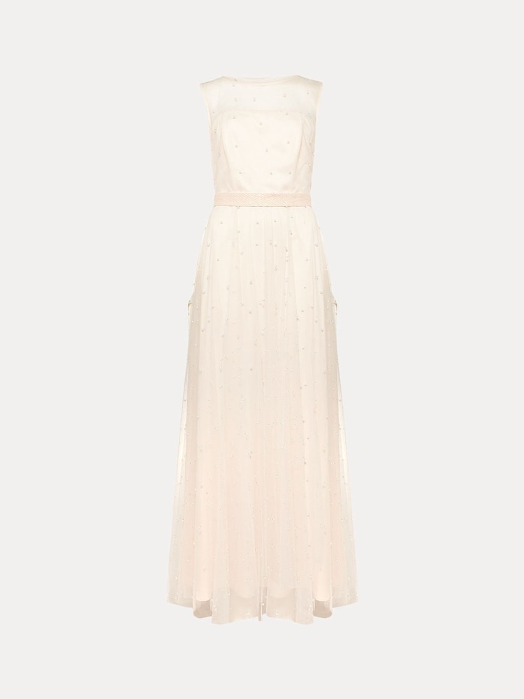 Phase Eight Cream Genova Beaded Wedding Dress - Image 7 of 7