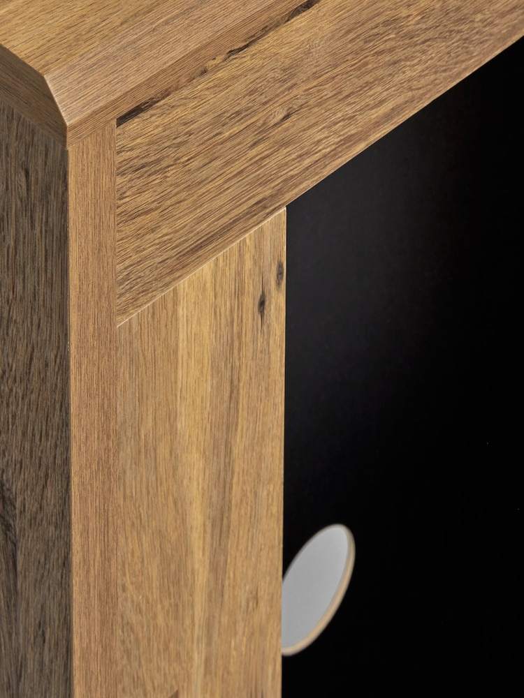 Dark Bronx Oak Effect Space Saving Fire Surround - Image 2 of 5