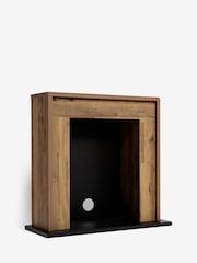 Dark Bronx Oak Effect Space Saving Fire Surround - Image 4 of 5