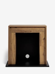 Dark Bronx Oak Effect Space Saving Fire Surround - Image 5 of 5