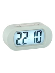 Karlsson Blue Copper LED Mirror Alarm Clock - Image 2 of 3