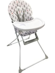 My Babiie Grey Dani Dyer Elephants Compact Highchair - Image 1 of 5