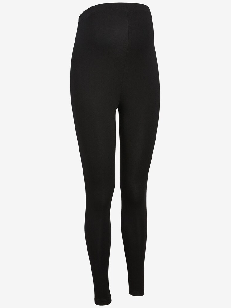 Black Full Length Maternity Essential Leggings - Image 4 of 5
