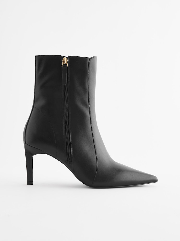Black Forever Comfort® Point Toe Heeled Boots - Image 2 of 4