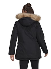 adidas Black Utilitas Hooded Parka - Image 2 of 7