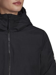 adidas Black Utilitas Hooded Parka - Image 5 of 7