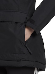 adidas Black Utilitas Hooded Parka - Image 6 of 7