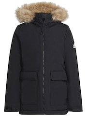 adidas Black Utilitas Hooded Parka - Image 7 of 7