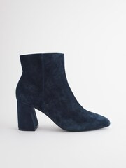 Navy Forever Comfort® With Motionflex Square Toe Ankle Boots - Image 2 of 5