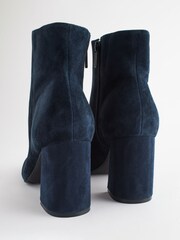 Navy Forever Comfort® With Motionflex Square Toe Ankle Boots - Image 3 of 5