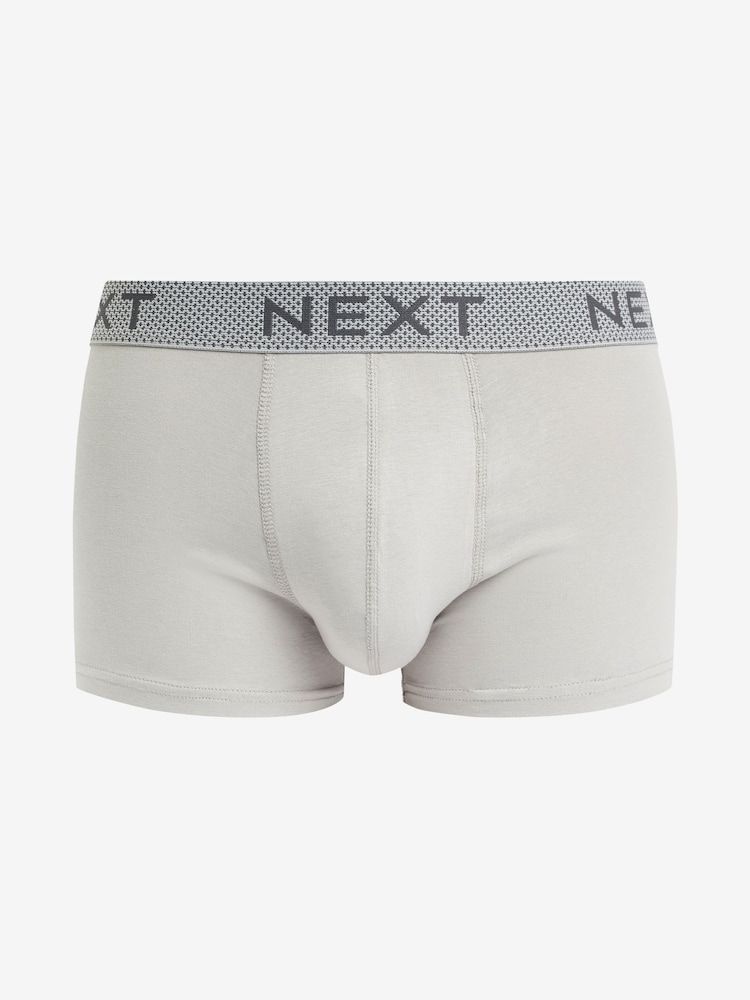 Mixed Grey 4 Pack Hipster Boxers - Image 3 of 7