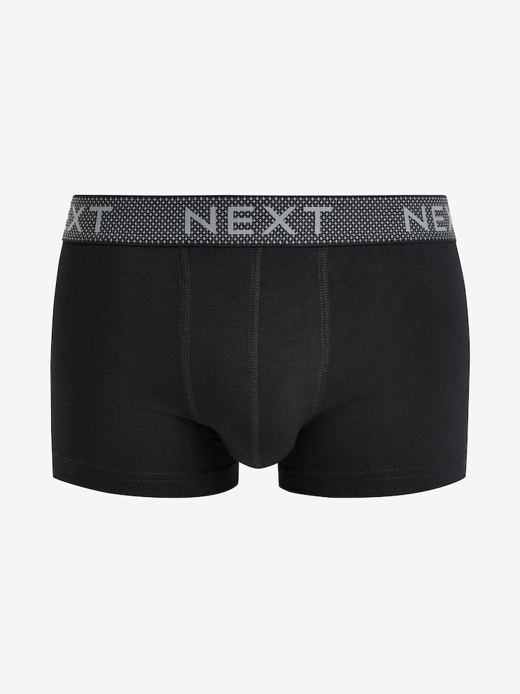 Mixed Grey 4 Pack Hipster Boxers - Image 4 of 7