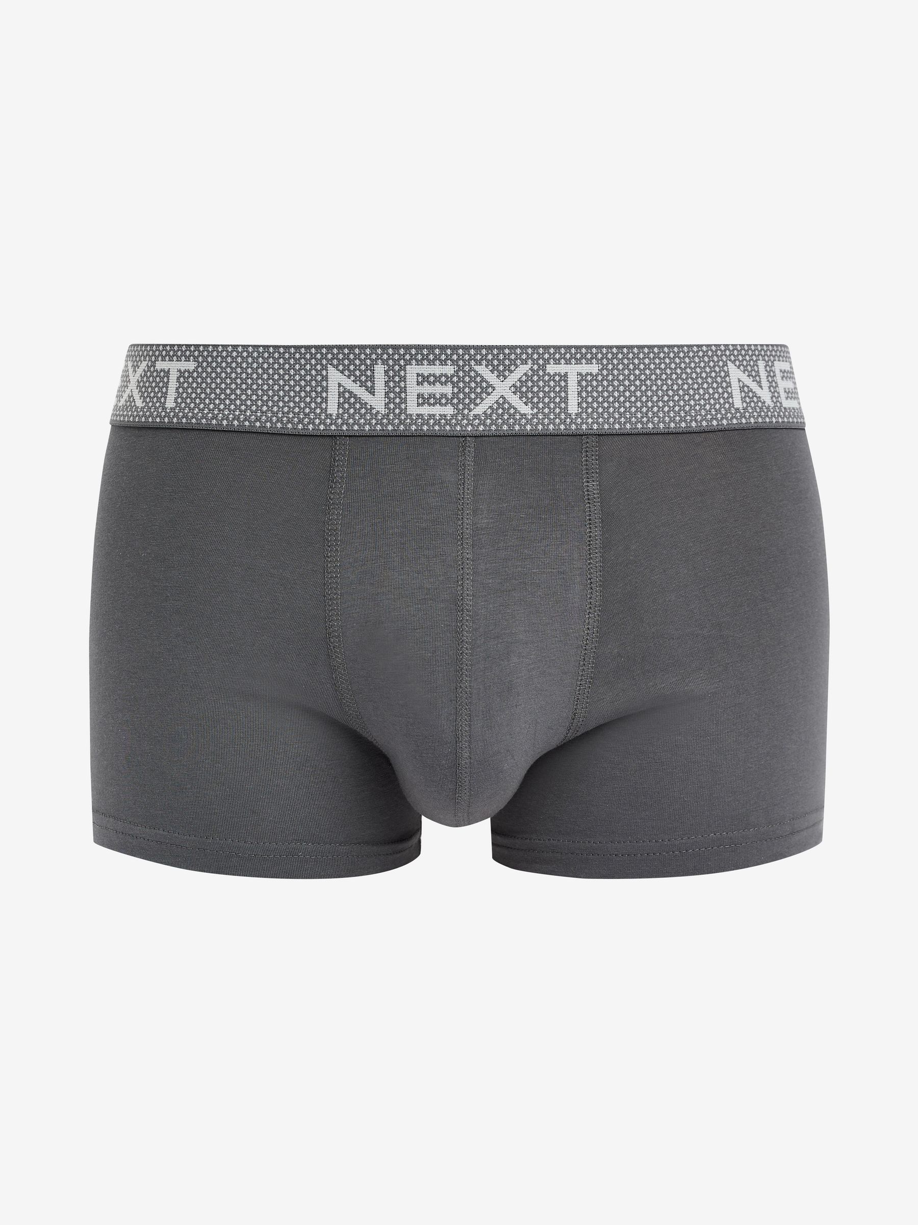 Buy Mixed Grey 4 Pack Hipster Boxers from Next USA