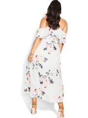 Robe City Chic Crème Lotus Luxst - Image 2 of 3