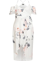 Robe City Chic Crème Lotus Luxst - Image 3 of 3