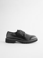Black EDIT Chunky Derby Shoes - Image 3 of 6