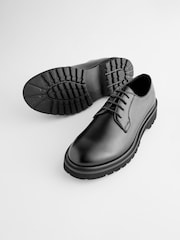 Black EDIT Chunky Derby Shoes - Image 5 of 6
