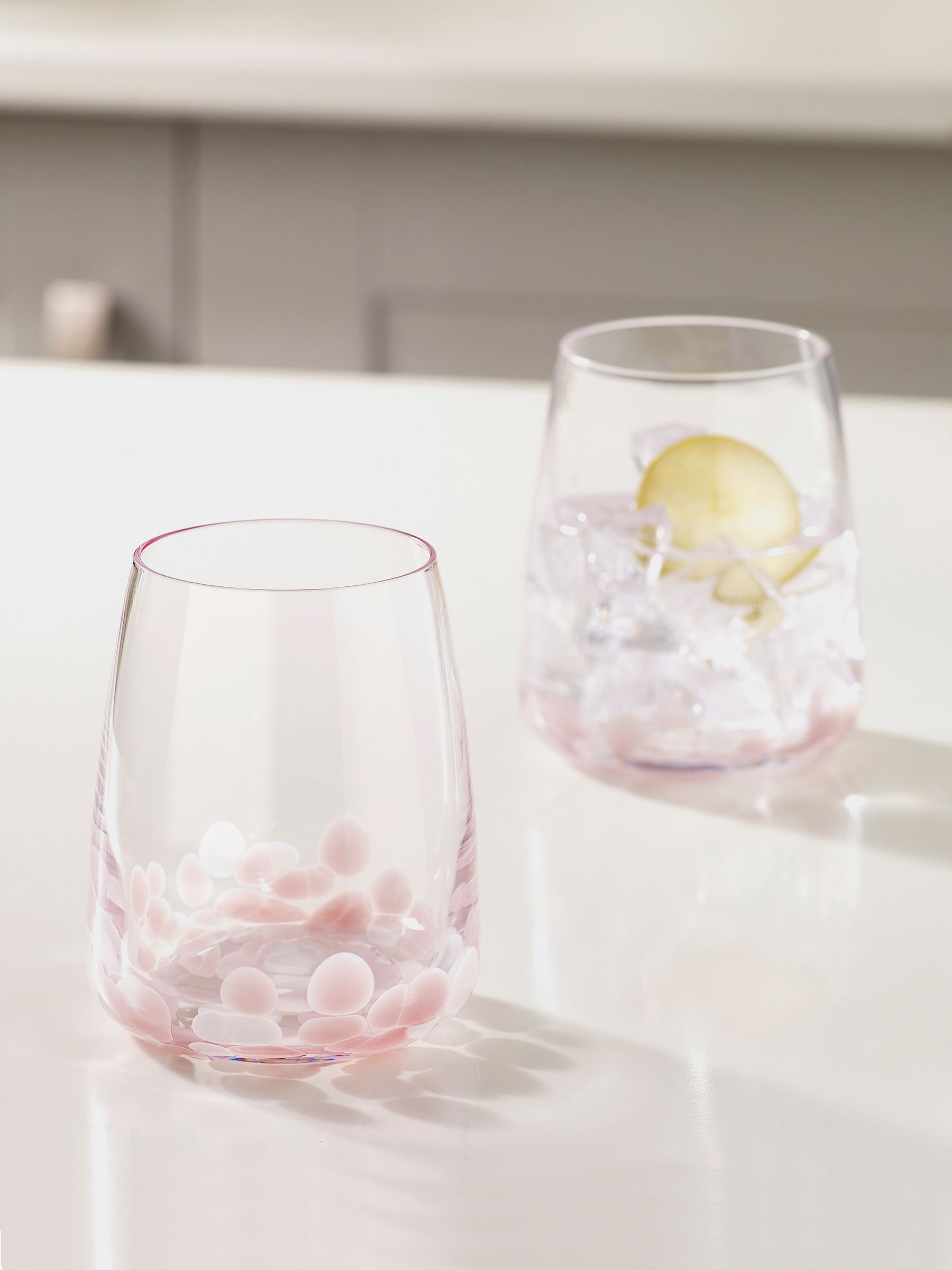 Buy Pink Set of 2 Confetti Tumbler Glasses from the Next UK online shop