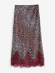 Never Fully Dressed Brown Petite Deer Midi Maeva Skirt - Image 4 of 4