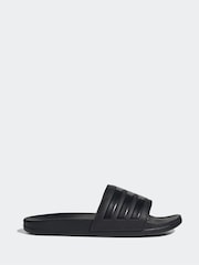 adidas Black Adilette Comfort Slides - Image 1 of 9