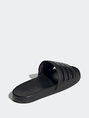 adidas Black Adilette Comfort Slides - Image 4 of 9