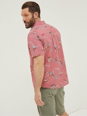 FatFace Pink Paradise Print Shirt - Image 2 of 4