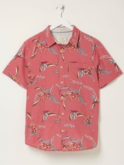 FatFace Pink Paradise Print Shirt - Image 4 of 4