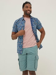 FatFace Blue Pineham Print Shirt - Image 1 of 4