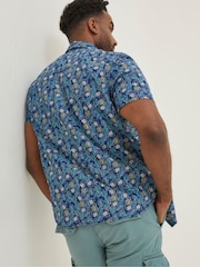 FatFace Blue Pineham Print Shirt - Image 2 of 4