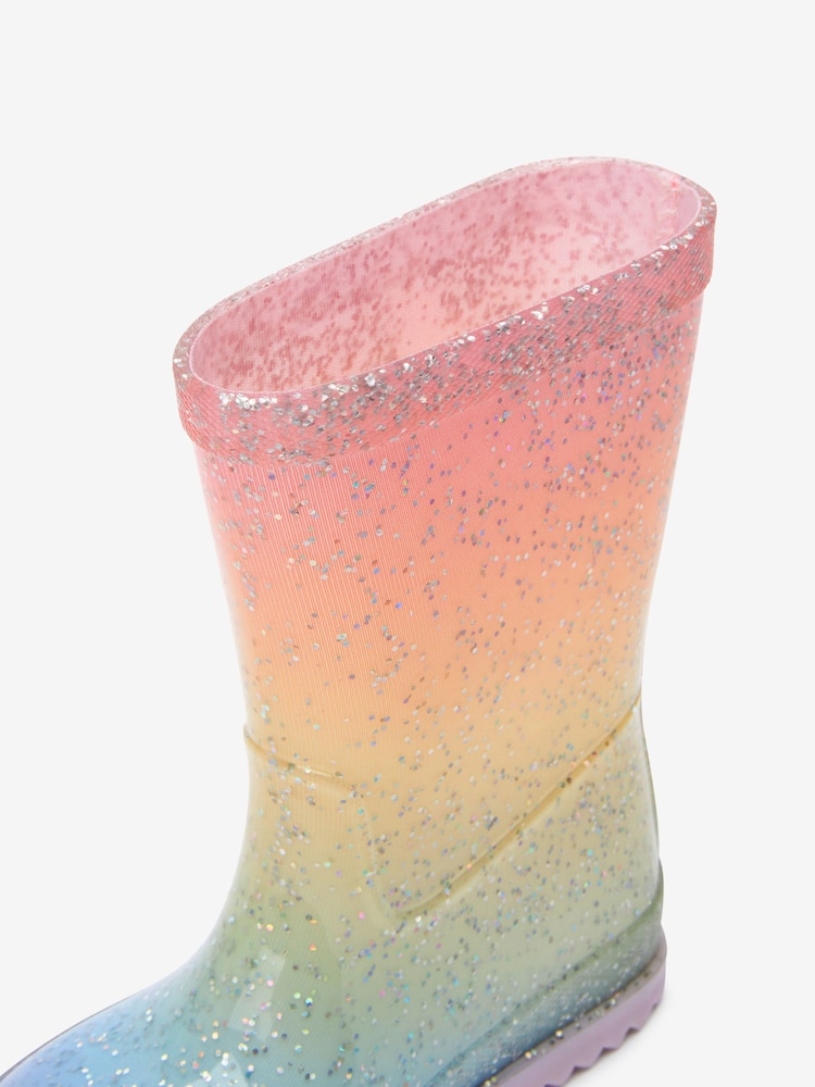 Rainbow Glitter Rainbow Boots Next Buy Pastel Rainbow Glitter
