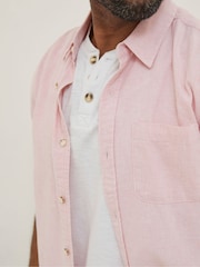FatFace Pink Bugle Micro Stripe Shirt - Image 3 of 5