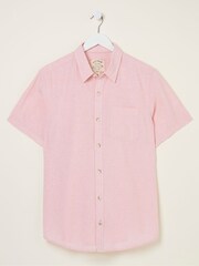 FatFace Pink Bugle Micro Stripe Shirt - Image 5 of 5