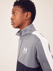Under Armour Black Youth Colourblock Knit Tracksuit - Image 5 of 8