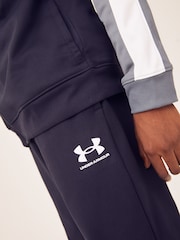 Under Armour Black Youth Colourblock Knit Tracksuit - Image 6 of 8