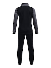 Under Armour Black Youth Colourblock Knit Tracksuit - Image 8 of 8