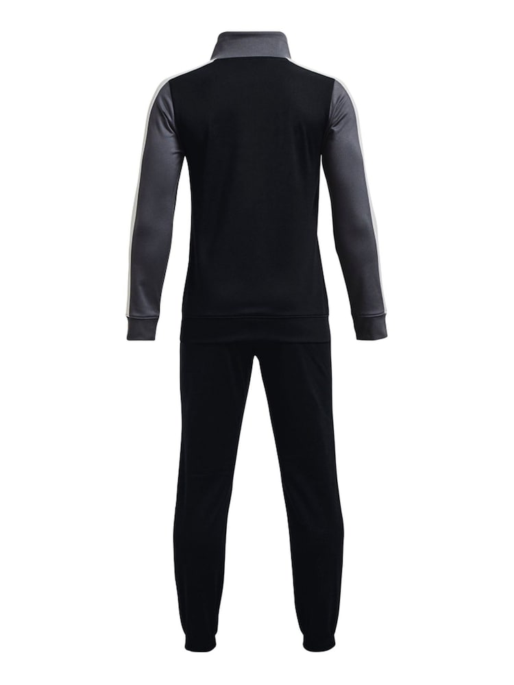 Under Armour Black Youth Colourblock Knit Tracksuit - Image 8 of 8