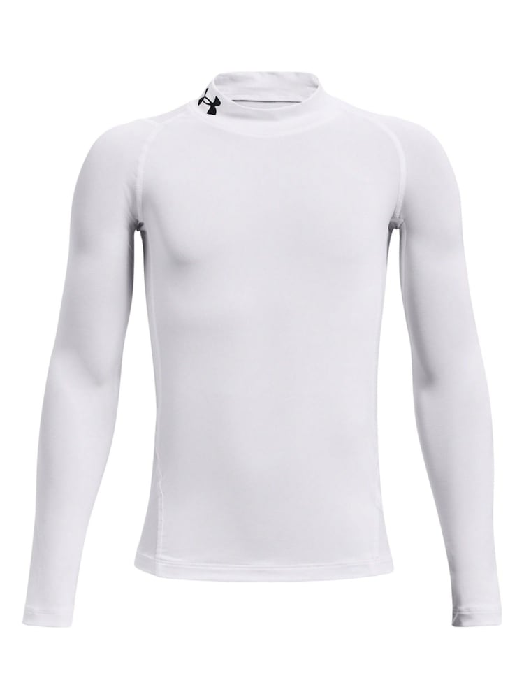 Under Armour Pearl White Heat Geat Mock Neck Long Sleeve T-Shirt - Image 1 of 2