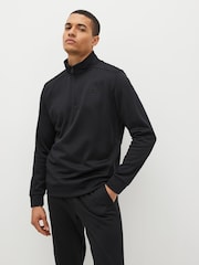 Under Armour Black Fleece Quarter Zip Sweatshirt - Image 1 of 6