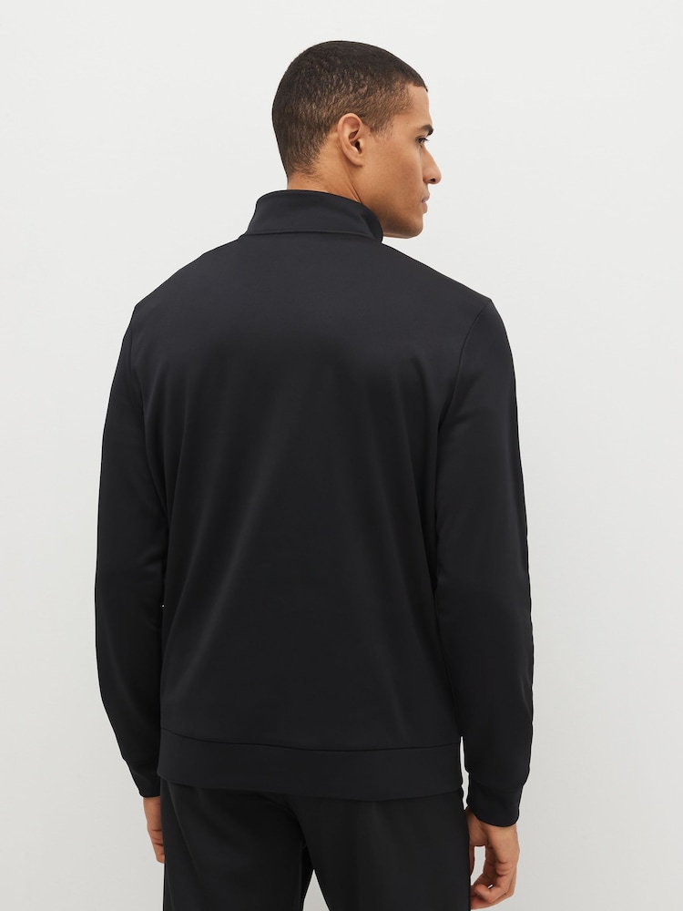 Under Armour Black Fleece Quarter Zip Sweatshirt - Image 2 of 6