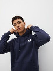 Under Armour Blue Essential Hoodie - Image 4 of 5