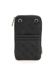 Guess Double Phone Black Pouch Bag - Image 2 of 2
