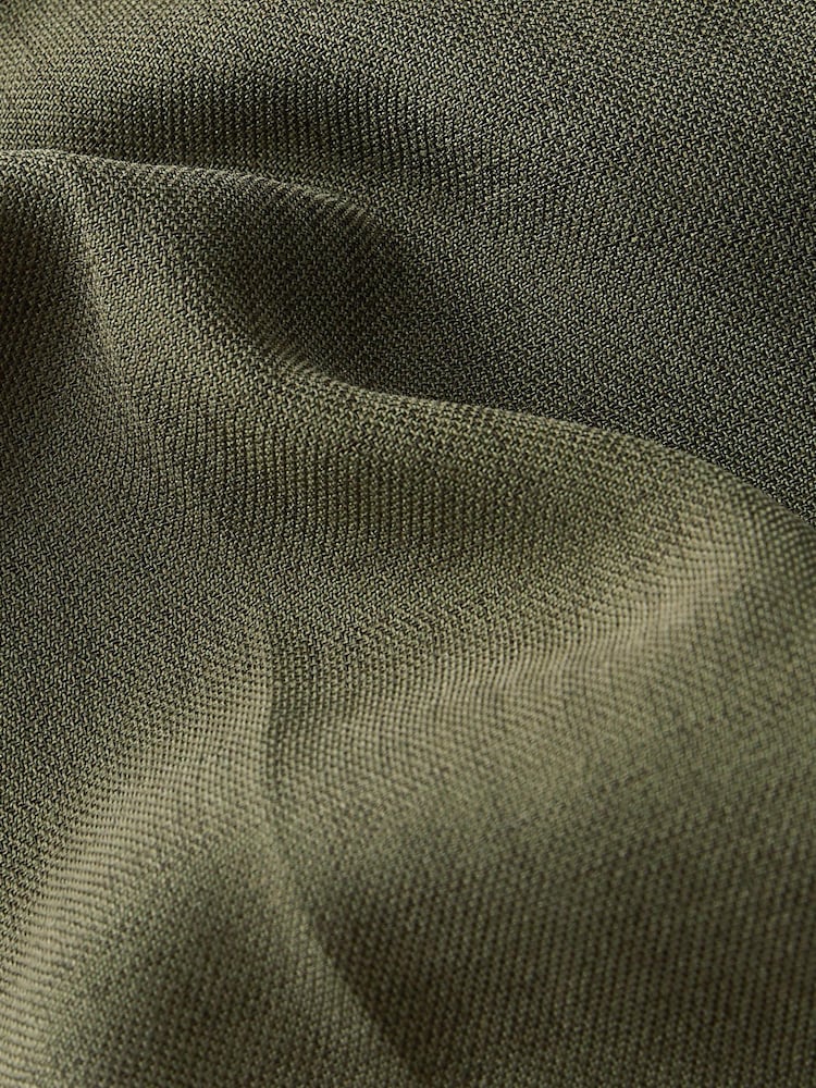 Khaki Green Premium Modal Cargo Trousers - Image 6 of 6
