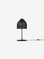 MADE.COM Black Rattan Java Table Lamp - Image 4 of 7