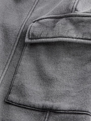 Grey Washed Utility Cargo Joggers - Image 8 of 8