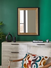 Dark Natural Bronx Rectangular Wall Mirror - Image 2 of 6